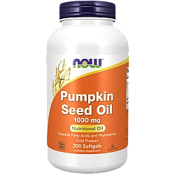 שמן גרעיני דלעת 1,000 מ"ג 200 כמוסת - מבית NOW FOODS
