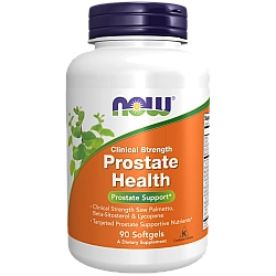 תוסף תזונה עם בחוזק קליני פרוסטטה לבריאות בלוטת הערמונית 90 כמוסות - מבית NOW FOODS