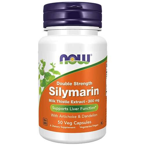 תמצית גדילן מצוי סילימרין 300 מ"ג - 50 כמוסות - מבית NOW FOODS