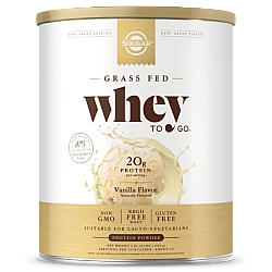 אבקת חלבון סולגאר מֵי גבינה Whey To Go בטעם ונילה - משקל 907 גרם מבית SOLGAR