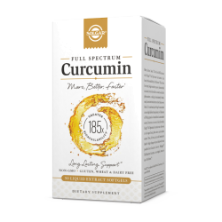 כורכומין ספקטרום סופט ג'ל סולגאר - 90 כמוסות רכות - מבית SOLGAR