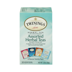 טווינינגס מבחר סוגי תה צמחים נטול קפאין 20 שקיקי - מבית Twinings