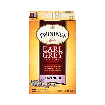 טווינינגס תה ארל גריי לבנדר Earl Grey - בשקיות 20 יחידות - מבית Twinings