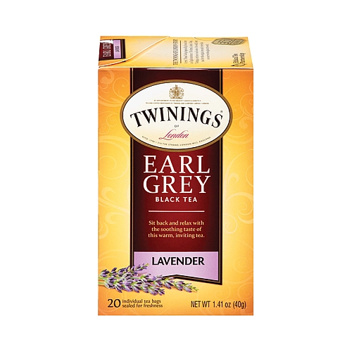 טווינינגס תה ארל גריי לבנדר Earl Grey - בשקיות 20 יחידות - מבית Twinings