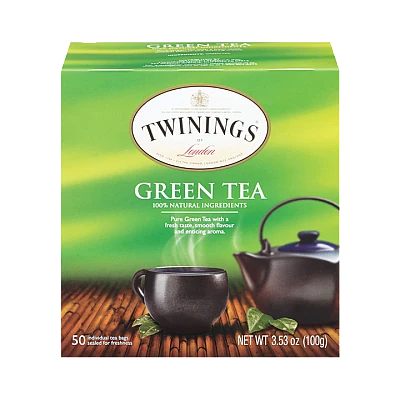 טווינינגס תה ירוק 50 שקיקי - מבית Twinings