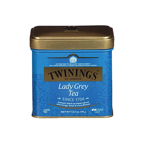 טווינינגס תה עלים ליידי גריי Lady Grey בפחית 100 גרם - מבית Twinings טווינינגס תה עלים ליידי גריי Lady Grey בפחית 100 גרם - מבית Twinings