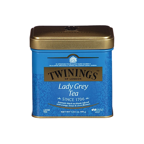 טווינינגס תה עלים ליידי גריי Lady Grey בפחית 100 גרם - מבית Twinings