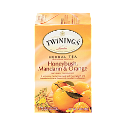טווינינגס תה צמחים בטעם דבש מנדרין ותפוז ללא קפאין 20 שקיקי - מבית Twinings