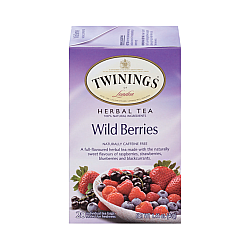 טווינינגס תה צמחים בטעם פירות יער ללא קפאין 20 שקיקי - מבית Twinings