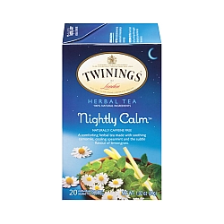 טווינינגס תה צמחים לילה רגועה נטול קפאין באופן טבעי 20 שקיקי - מבית Twinings