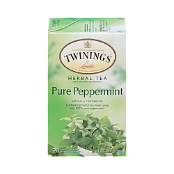 טווינינגס תה צמחים נענע חריפה טהורה נטול קפאין 25 שקיקי - מבית Twinings
