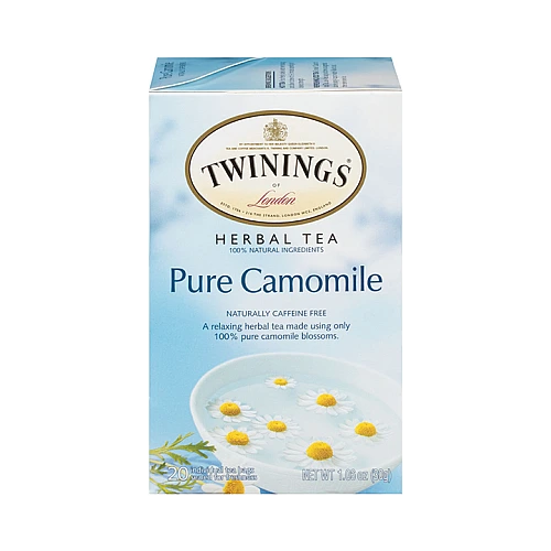 טווינינגס תה צמחים קמומיל טהור נטול קפאין 25 שקיקי - מבית Twinings
