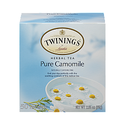 טווינינגס תה צמחים קמומיל טהור נטול קפאין 50 שקיקי - מבית Twinings