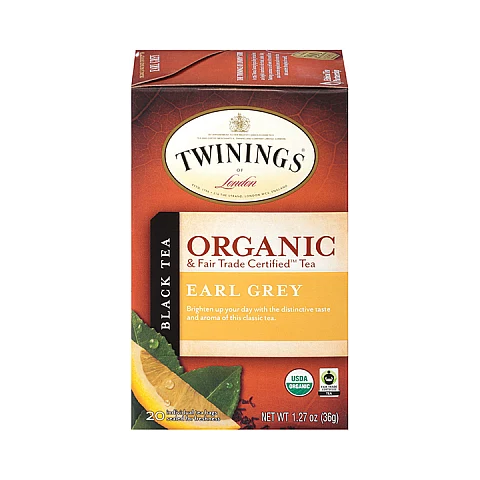 טווינינגס תה שחור ארל גריי Earl Grey אורגני 20 שקיקי - מבית Twinings טווינינגס תה שחור ארל גריי Earl Grey אורגני 20 שקיקי - מבית Twinings