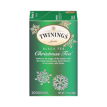 טווינינגס תה שחור חג המולד בשקיות 20 - מבית Twinings