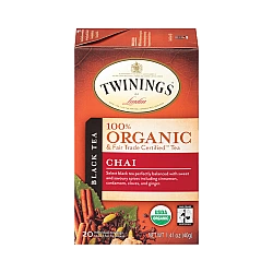 טווינינגס תה שחור צ'אי Chai אורגני 20 שקיקי - מבית Twinings