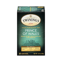 תה טווינינגס הנסיך וויילס Prince of Wales בשקיות 20 יחידות - מבית Twinings