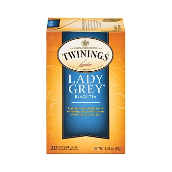 תה טווינינגס ליידי גריי Lady Grey בשקיות 20 יחידות - מבית Twinings