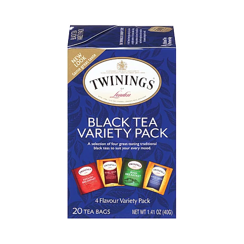 תה טווינינגס מארז תה שחור Pack Black Tea בשקיות 20 יחידות - מבית Twinings תה טווינינגס מארז תה שחור Pack Black Tea בשקיות 20 יחידות - מבית Twinings