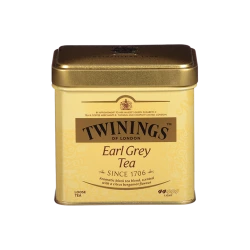 תה עלים טווינינגס ארל גריי Earl Grey בפחית - מבית Twinings במשקל 100 גרם