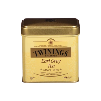 תה עלים טווינינגס ארל גריי Earl Grey בפחית - מבית Twinings במשקל 100 גרם