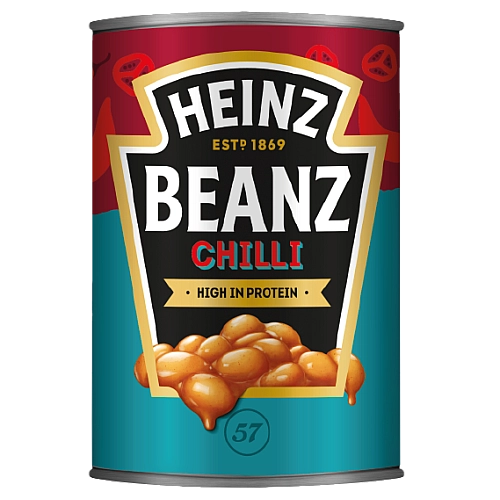 היינץ שעועית אפויה ברוטב עגבניות צ'ילי 390 גרם - מבית Heinz