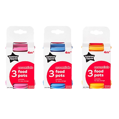 מיכלים למרק/פירות 125 מ"ל 3 יח' טומי טיפי - מבית Tommee Tippee