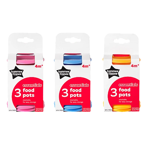 מיכלים למרק/פירות 125 מ"ל 3 יח' טומי טיפי - מבית Tommee Tippee