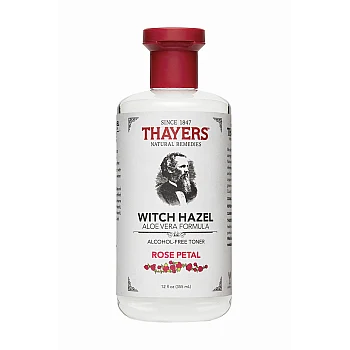 מי ורדים לרענון וניקוי פנים וויץ הזאל Witch Hazel עלי ורדים 355 מ"ל - מבית Thayers