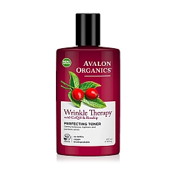טונר משפר לטיפול בקמטים מועשר בשמן פרי הורד ו- CoQ10 אבלון אורגניקס 237 מ"ל - מבית Avalon Organics