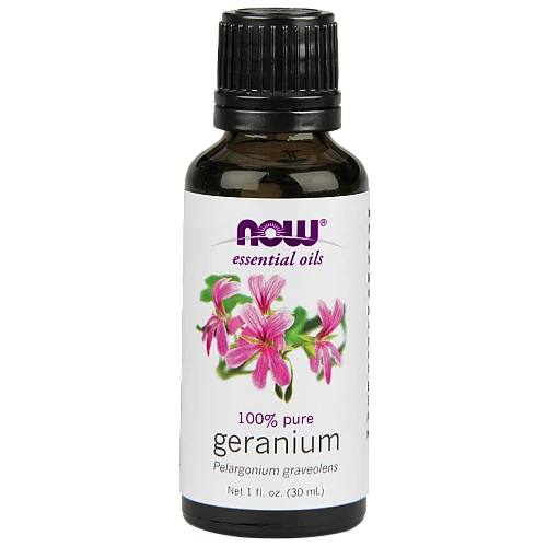 שמן אתרי גרניום 100% טהור 30 מ”ל - מבית NOW FOODS
