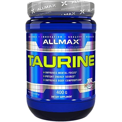 אבקת טאורין 3000 מ"ג למנה - 400 גרם - מבית ALLMAX