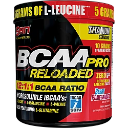 חומצות אמינו למתאמנים SAN BCAA SAN יחס 1 ל12 בטעם פטל כחול משקל 458 - מבית SAN Nutrition