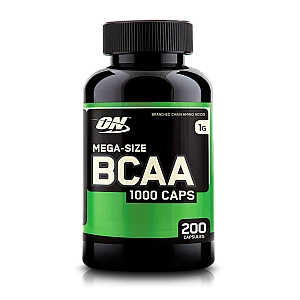 BCAA חומצות אמינו 1000 מ"ג - כמות 200 כמוסות - מבית Optimum Nutrition