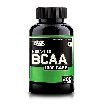 BCAA חומצות אמינו 1000 מ"ג - כמות 200 כמוסות - מבית Optimum Nutrition