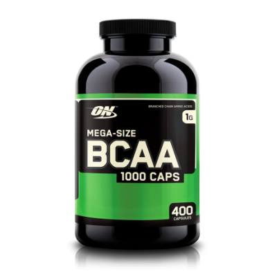 BCAA חומצות אמינו 1000 מ"ג - כמות 400 כמוסות - מבית Optimum Nutrition