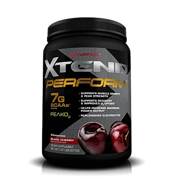 חומצות אמינו אקסטנד XTEND Perform משקל 671 גרם טעם דובדבן שחור - 44 מנות הגשה - מבצע תוקף שימוש מוצר עד 07.2018