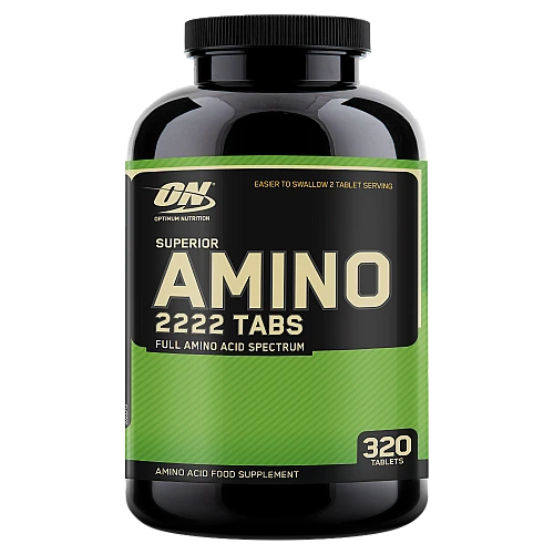קומפלקס חומצות אמינו אופטימום המרוכז ביותר 2222 מ"ג - 320 טבליות - מבית Optimum Nutrition