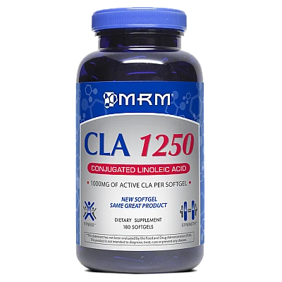 חומצה CLA סי אל איי 1250 להרזיה - 180 כמוסות רכות מבית MRM