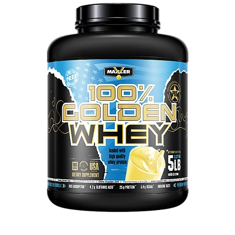 אבקת חלבון מי גבינה באיכות גבוהה 100% Golden Whey בטעם קרם בננה 2.3 קג - מבית MAXLER אבקת חלבון מי גבינה באיכות גבוהה 100% Golden Whey בטעם קרם בננה 2.3 קג - מבית MAXLER