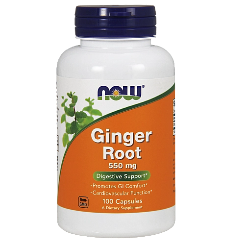 שורש זנגביל 550 מ"ג - 100 כמוסות מבית NOW FOODS
