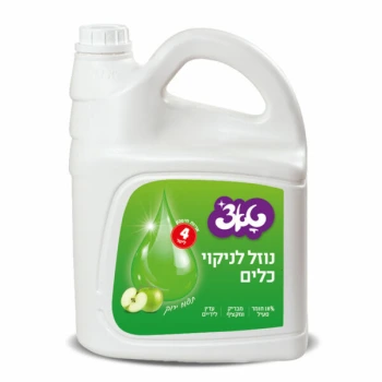 טאצ׳ נוזל כלים תפוח בתכולת 4 ליטר
