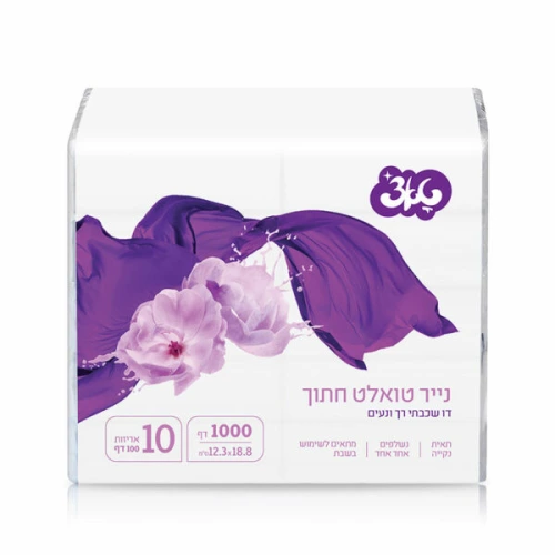 טאצ׳ טואלט חתוך 1000 באריזת 1000 דפים