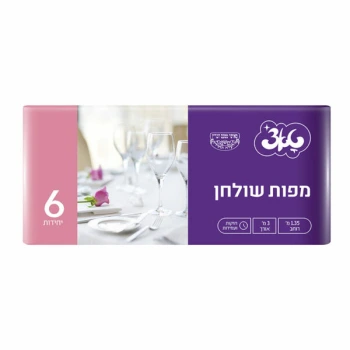 טאצ׳ מפות 6 עבות במיוחד באריזת 6 יחידות