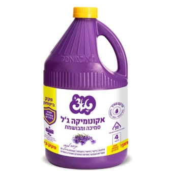 טאצ׳ ג׳ל אקונומיקה סמיכה בניחוח לבנדר – 4 ליטר