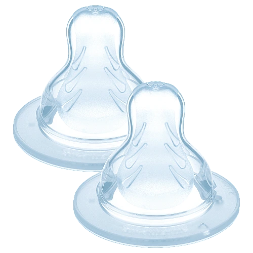 מאמ פטמות סיליקון X למזון מהיר 6 חודשים ומעלה 2 יחידות  - מבית MAM