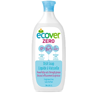אקובר נוזל טבעי מרוכז לניקוי כלים ZIRO זירו ללא ריח 739 מ"ל - מבית Ecover