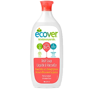 אקובר נוזל טבעי מרוכז לניקוי כלים גרניום ורוד 739 מ"ל - מבית Ecover
