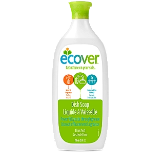 אקובר נוזל טבעי מרוכז לניקוי כלים קלפת ליים 739 מ"ל - מבית Ecover