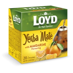 תה ג'רבה מטה בטעם מנדרין לויד 20 שקיות תה פירמידה - LOYD